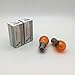 Price comparison product image 2 x Autolamps 382Y P21W BA15S Amber Orange Indicator Car Light Bulb 343 12v 21w