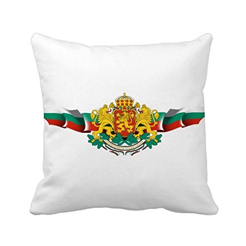 Drapeau carré coussin Bulgarie pour sublimer votre déco de canapé - 2
