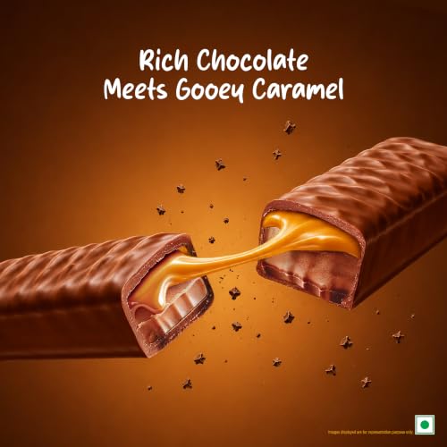 Image of LuvIt. Loca Home Delight Choco Caramel Bar with Nougat | Homepack | Bars (2 x 200 g)