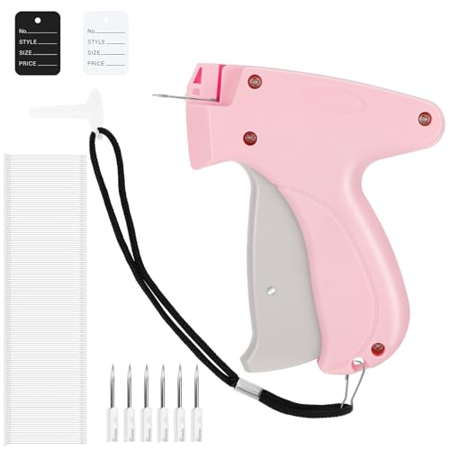 Freyeeti Étiqueteuse Pistolet Vêtement, Pistolet à Étiquettes pour Vêtements Machine à Étiqueter avec 5 Aiguilles de Remplacement, 1000 Sutures, 200...