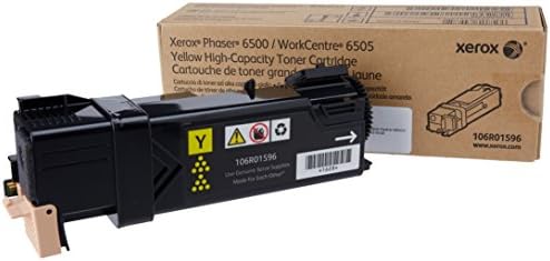 XEROX 106R01596 Yellow High Capacity Toner Cartridge FOR Phaser 6500/WC 6505