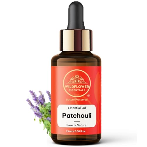 Image of Patchouli Essential Oil 15ml (Pogostemon cablin) | Aromatherapy Home Fragrance |for Skin, Body & Hair Care |100% Pure, Natural & Undiluted