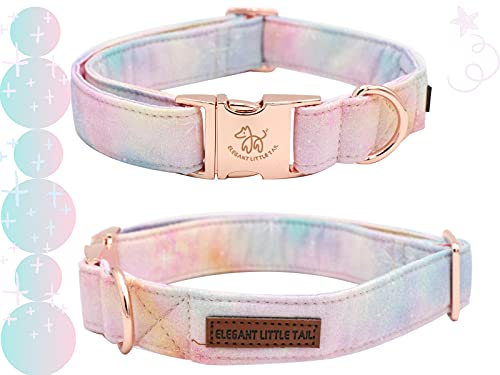 Image of Elegant little tail Colorful Dog Collar, Comfortable Dog Collar with Bow Adjustable Soft Bow tie Dog Collars for Medium Dogs