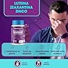 CISBANI PHARMA Luteina e Zeaxantina ad Alto Dosaggio, Integratore Occhi Vista Antiossidante da 800mg (Scorta per 6 mesi) con Mirtillo Nero e Rosso, Zinco, Vitamine A, B2, E - Zeaxalutein 180 Compresse