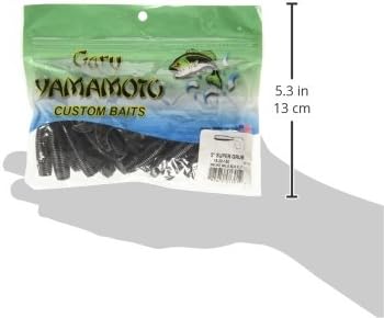 Miniatura 5 de Yamamoto Señuelos de pesca de plástico suave de 5 pulgadas con acción de rizado de cola  20 unidades
