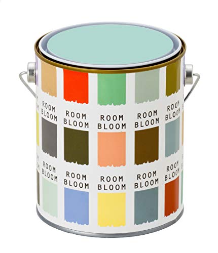 ニッペ 水性塗料(室内 壁用 内装 ペンキ) ROOMBLOOM Matte 1kg カラー:Norwegian lake(ブルー 青 水色 淡い水色) 日本製 4580535472528