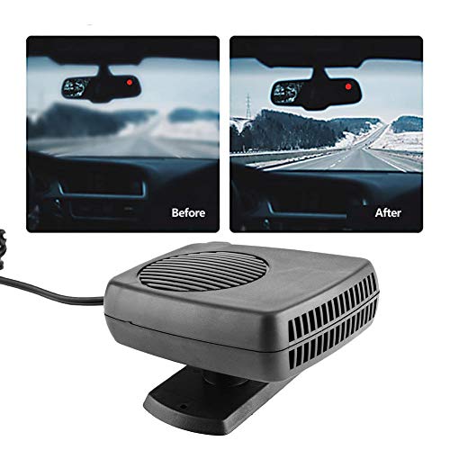Automobile Windscreen Fan, 12V 200W ABS Portable Car Auto Heater Cooler Dryer Demister