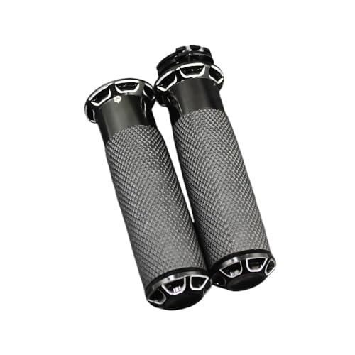 Poignées de guidon moto anti vibration 25mm CNC pour Softail et Iron 883