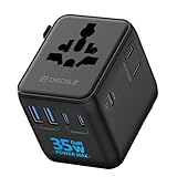 [Doubles Prises AC] La prise a une puissance AC max de 2500W et une tension d'entrée: 100-250V (une prise américaine a été ajoutée de manière innovante sur le côté), elle est compatible avec divers dispositifs de haute puissance. * Remarque: Cette dose d'adaptateur n'a pas la fonction de conversion, s'il vous plaît assurez-vous que votre appareil prend en charge la double tension (avec 