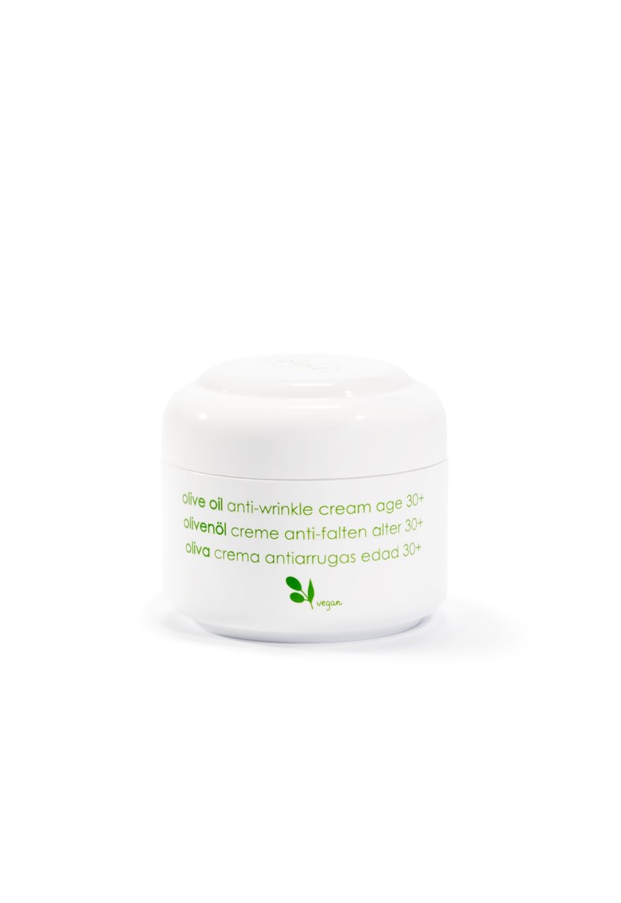 Ziaja Olive Oil Anti-Wrinkle Face Cream 50ml - Moisturising Cream for Mature & Wrinkle-Prone Skin - With Olive Oil, Canola Oil & Coenzyme Q10 - Day & Night Care 30+