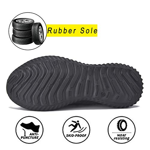 SUADEX Veiligheidsschoenen, werkschoenen met stalen neus, sneakers voor dames en heren, lichtgewicht, ademend… - Image 5