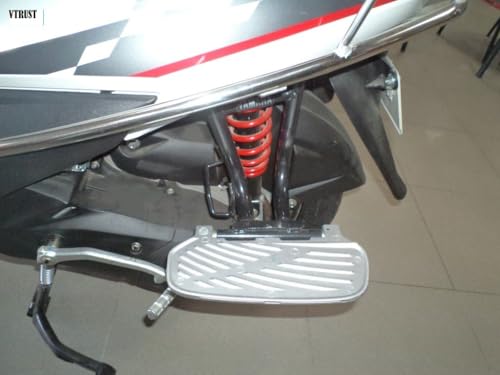 Image of Premium Ladies Footrest Assembly Compatible with Yamaha Ray, Ray Z, Alpha & Fascino | Heavy Duty Rear Footrest | Durable Metal Foot Rest | Easy Installation Scooter Accessory