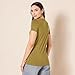 Amazon Essentials Women's Regular-Fit Short-Sleeve T-Shirt (Crewneck and V-Neck Options), Pack of 2, Lavender/Olive, Large