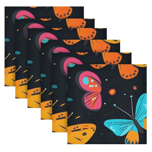 Servilletas de tela multicolor senya pack 6 20x20 in miniatura 2