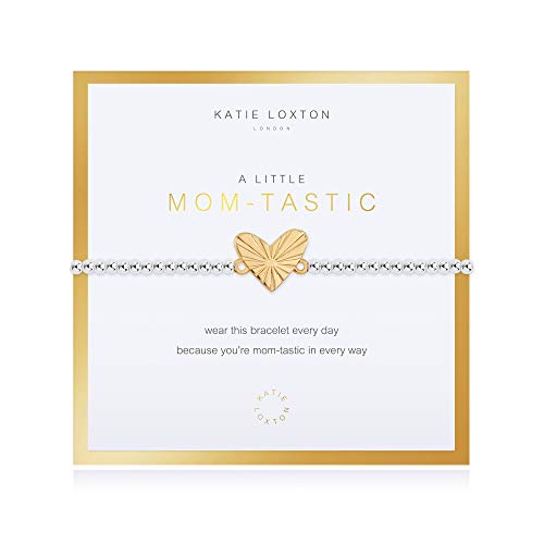 Katie Loxton a Little Mom-Tastic Womens Stretch Adjustable Band Fashion Charm Bracelet