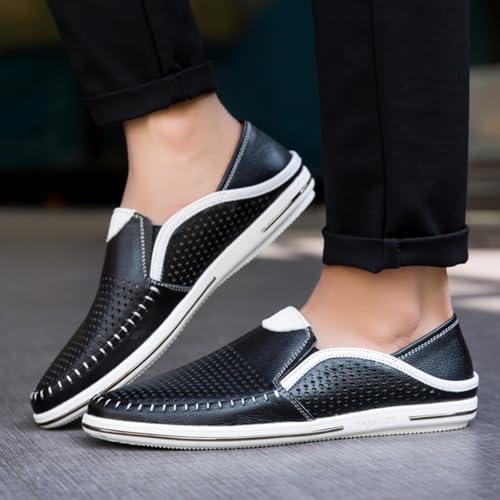 Men's Genuine Leather Loafers - Fashion Slip - on, Casual & Soft, Ideal for Summer Driving & Daily Wear4