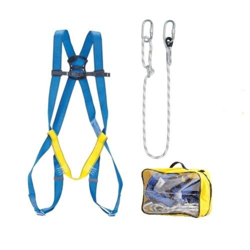 Imbracatura anticadura Kit Anticaduta Base 2S – Cod. PR5901, Imbracatura da lavoro - Kit di Trattenuta per Sicurezza sul Lavoro - Sistema di trattenuta anticaduta per lavori in quota