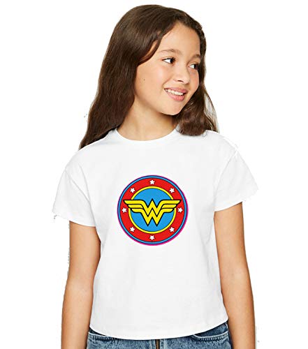 Image of More & More Unisex-Child Regular Fit Man Printed Tshirt Super Wonder Women Years
