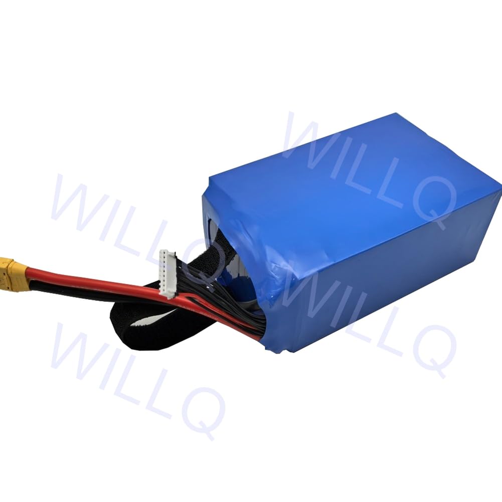 Batterie Lithium 22.2V 8000mAh 6S2P Pour Drone FPV - Prise XT60, Haute Capacité, Compatible Avion Hélico Bateau