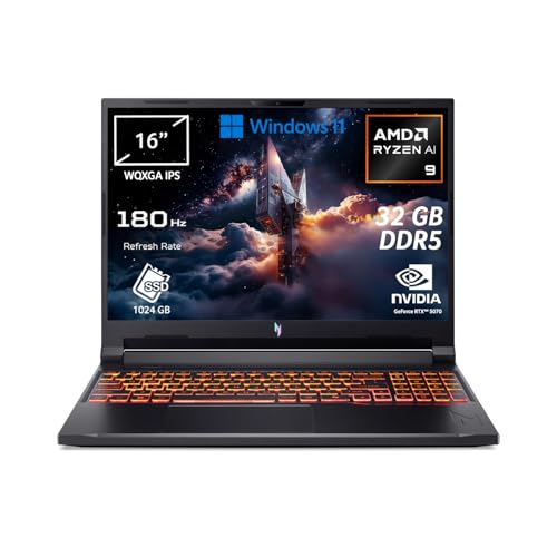 Acer Nitro V 16 AI PC Portatile IA, Notebook Gamin,