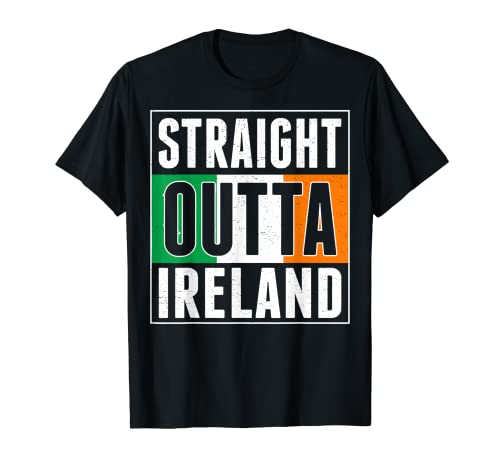 Camiseta Straight Outta Irlanda Camiseta