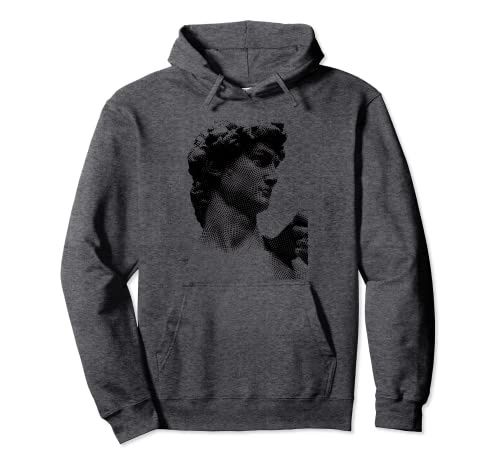 Escultura clásica de David renacentista de Miguel Ángel Sudadera con Capucha