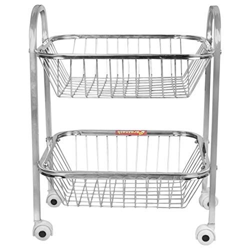 Buy WayMore® 2Tier Rack Fruits & Vegetable Onion Trolley Container