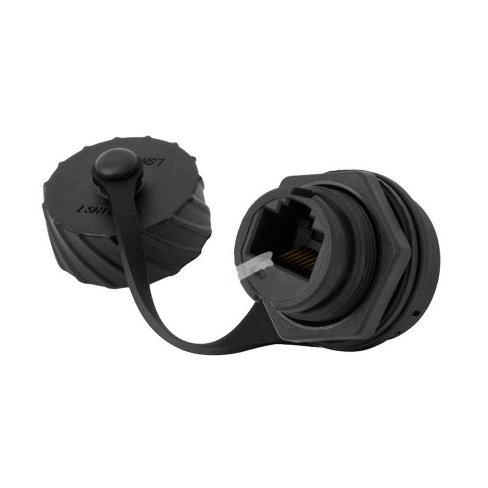 Conector de red impermeable 20.8 con cable de aviación RJ45 5