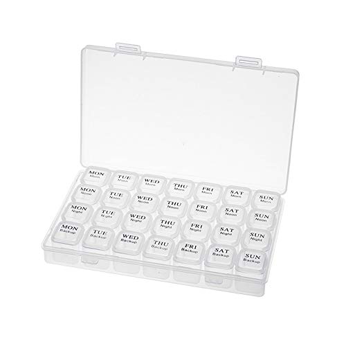 28 Slots Clear Plastic Storage Box Nail Art Tools