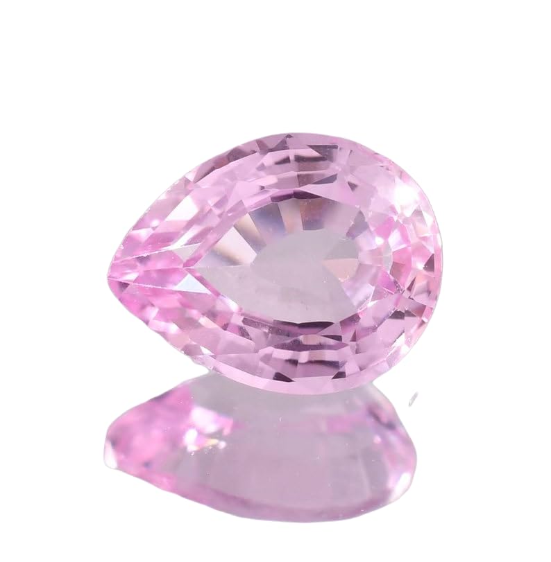 Pierre morganite naturelle poire 8x11mm de qualité supérieure pour haute joaillerie