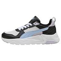 PUMA Trinity 2 Lt, Scarpe da Ginnastica Unisex-Adulto, Grigio Piuma Haute Tropic Nero, 42 EU