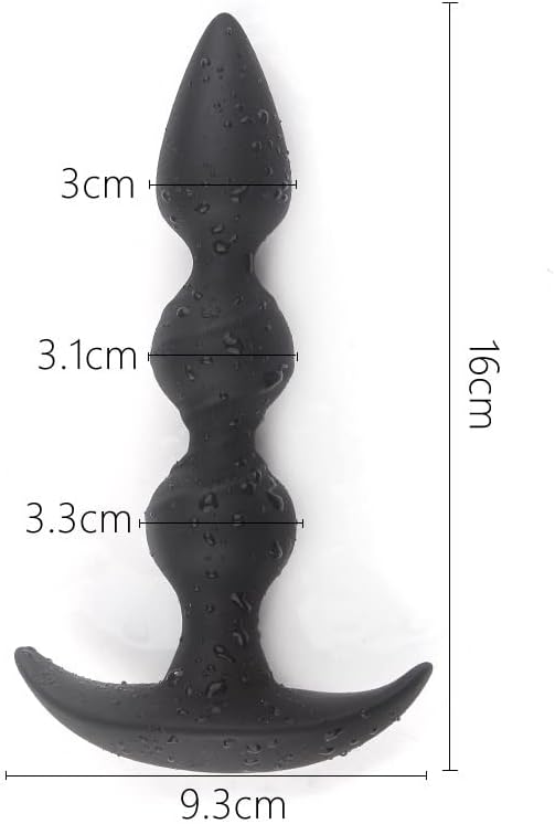 Miniatura 3 de Cuentas anales para adultos, tapón de anal, diseño graduado, anal de silicona para hombres, juguetes sexys, masturbador anal femenino para adultos