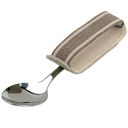 WIPPWER Utensilios adaptables portátiles con Asas Anchas, sin Peso y Antideslizantes for Artritis, Personas con destreza Limitada o Personas Mayores con Parkinson