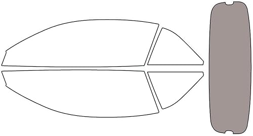 Miniatura 9 de Rtint - Kit de tinte de ventana compatible con Ford Mustang 2015-2023 (convertible) - Kit completo precortado - 5%