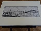 Loitz Peenetal Gesamtansicht Original Merian Kupferstich - Merian 