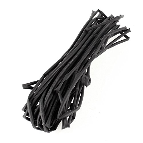 NA - Tube thermorétractable thermorétractable 2: 1 de 10 mètres de diamètre 4 mm de, noir