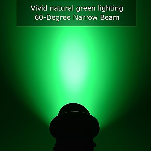 J.lumi Gbs9509 Led Outdoor Spotlight With Stake, Green Light Only, 9W 120Vac, With Metal Ground Stake And Deck Mount Base, For Trees, Lawns And Outdoor Decoration, 3-Ft Cord With Plug, Not Dimmable #TOP3
