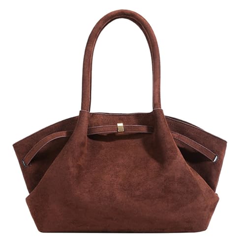 Bolso Tote de gamuza sintética para mujer miniatura 1
