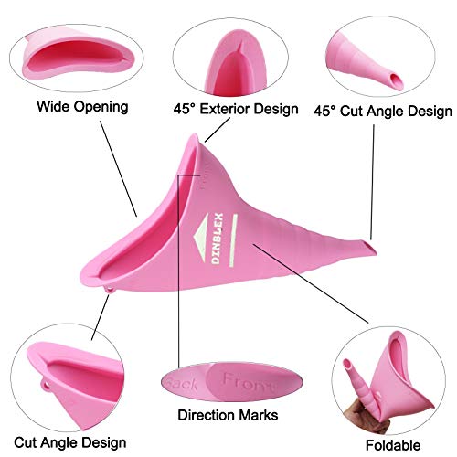 dinblex Female Urination Device, Female Urinal for Women Silicone She