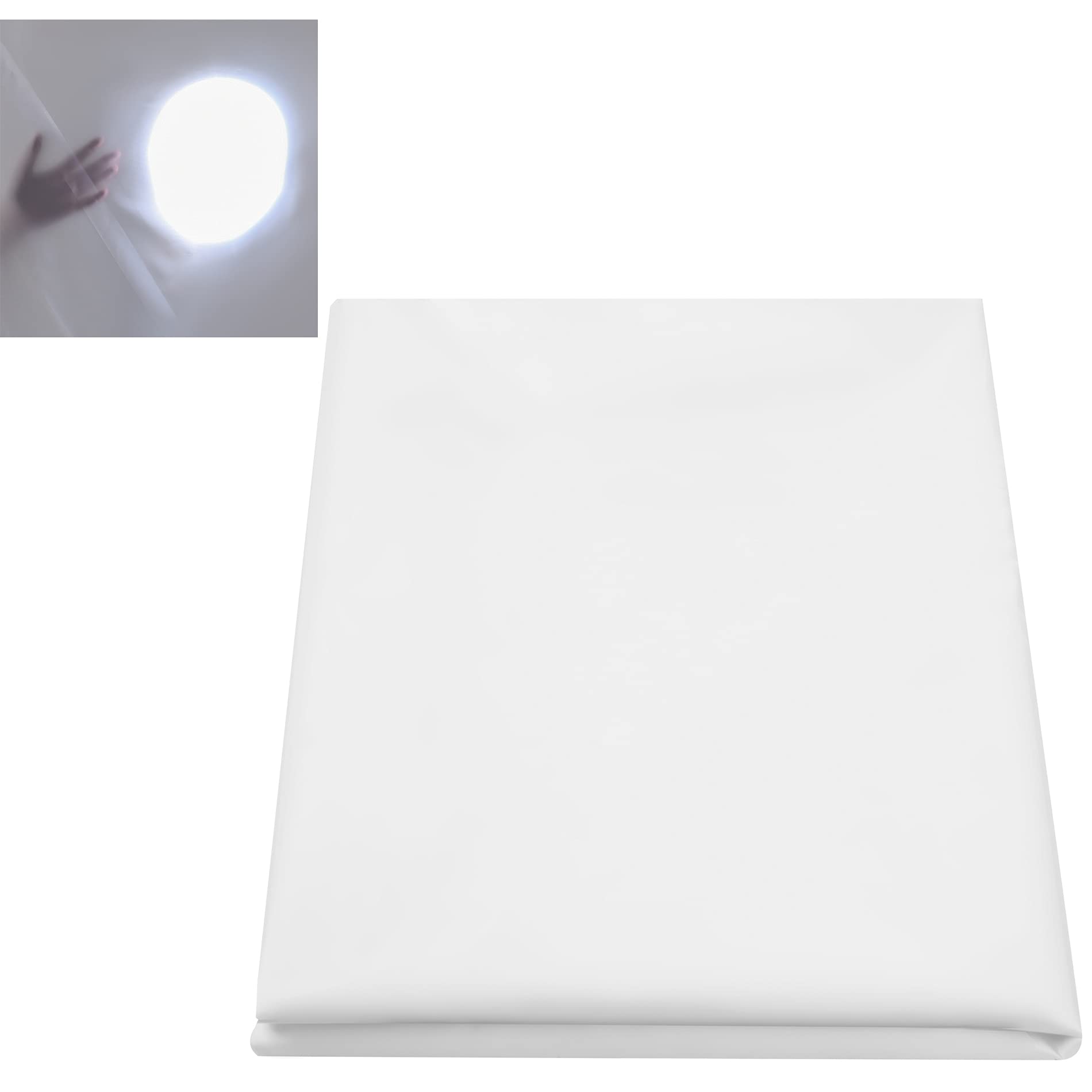 Buy Goshoot 3x1.7M Diffuser Fabric for Soft Box Light, Nylon Silk