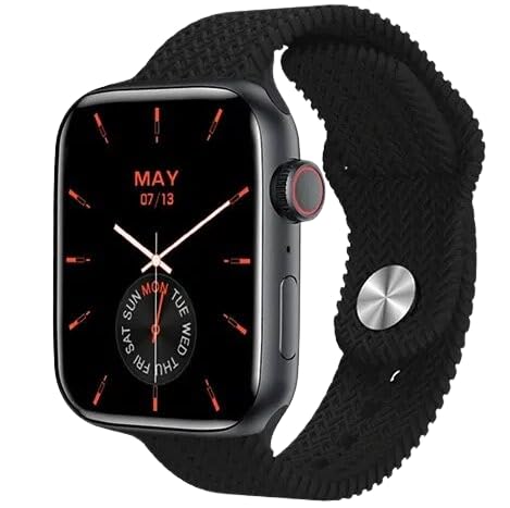 HK9 Pro + Smart Watch With 45mm Amoled Screen, Chat GPT, IP68 Waterproof, Health Fitness Tracker Compatible with Android and IOS (Body: Black | Strap: Black)