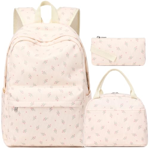 Sac à dos pour primaire à grande capacité avec boîte repas pour les journées d'école