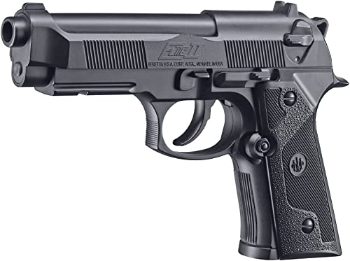 Airsoft Gun Beretta 92FS CO2 .177 Nickel Air Gun, Silver