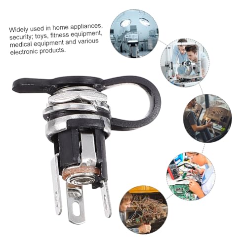 Conector de corriente continua 5.5X2.1 resistente al agua para electrodomésticos 6