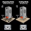 Laser Tree Laser Cutter Module, 60000mW(60W) Output Power, Switchable Diode Laser Cutting Module for Laser Engraver Machine, Designed for Powerful Cutting, Higher Accuracy Laser Module with Air Assist