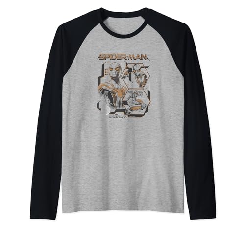Spider-Man No Way Home Raglan Marvel t-shirt poster Geo Tech baseball
