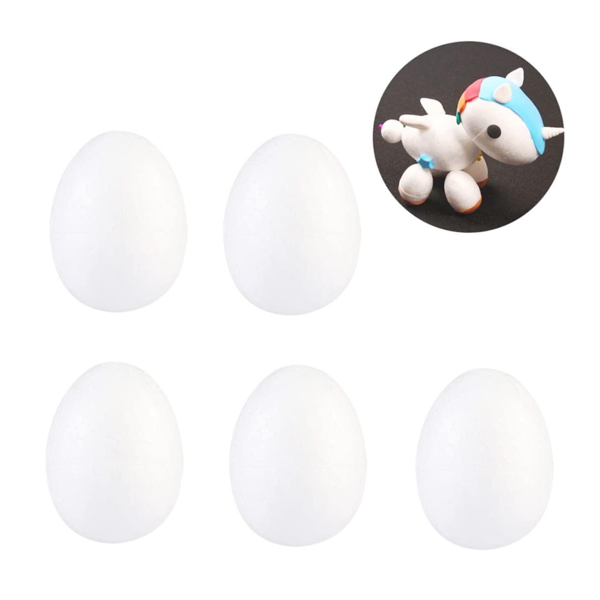 30 Boules En Mousse DIY - 2 à 5 Cm, Pour Décoration, Mariage, Artisanat, Peinture - Blanc