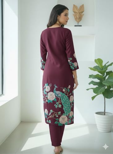 Image of Lymio Kurta Pant and Dupatta Set for Women | Kurta Set for Women (K-222-223)