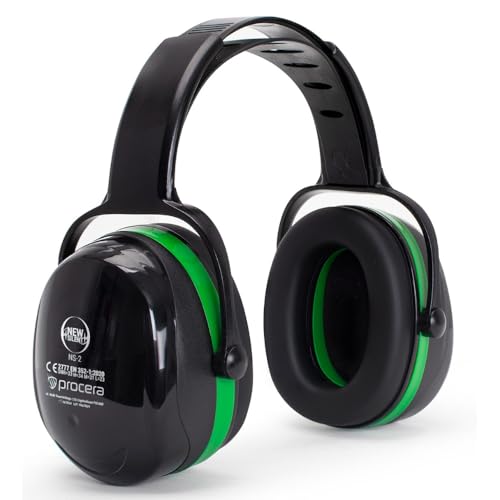 🛡️ PROTEZIONE PROFESSIONALE 33dB: Grazie all'elevato valore SNR di 33dB, le cuffie Procera NS-2 garantiscono un isolamento acustico superiore, ideale per ambienti industriali, edilizia e uso di macchinari rumorosi.
