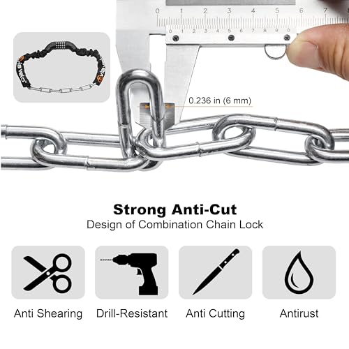 Opiniones y reviews de Cadena bicicleta antirrobo - los más vendidos. 12 Imagen adicional